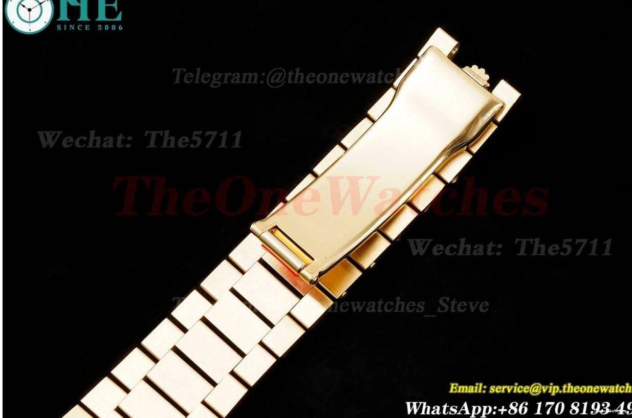 Textured DayDate Dial YG EWF YG 40mm A2836 Silver 0327